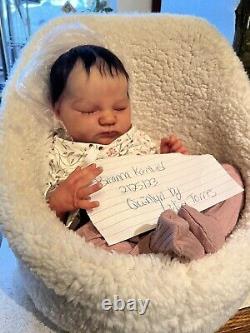 Reborn Baby Doll Quinlyn Bonnie Brown