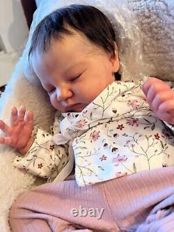 Reborn Baby Doll Quinlyn Bonnie Brown