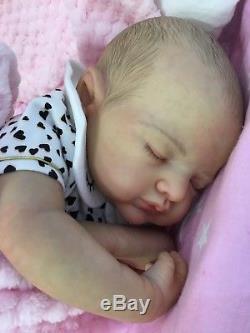 Reborn Baby Doll Real Girl Chloe Realistic 20 Newborn Lifelike Uk 5lbs Hair