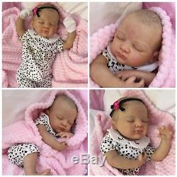 Reborn Baby Doll Real Girl Chloe Realistic 20 Newborn Lifelike Uk 5lbs Hair