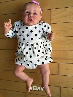 Reborn Baby Doll Saskia by Bonnie Brown free shipping box opening LOWEST PRICE