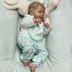 Reborn Baby Doll Soft Silicone cloth Body Newborn Real Lifelike Toddler Toys 19