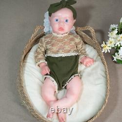 Reborn Baby Dolls 22'' Full Silicone Body Dolls Newborn Girl Doll Halloween Gift