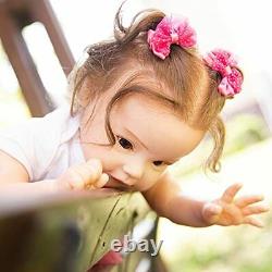 Reborn Baby Dolls 24 Inch with Soft Body Lifelike Realistic Girl Doll Birthda