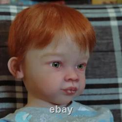 Reborn Baby Dolls 30in Realistic Handmade Short Orange Red Hair Toddler Girl Boy