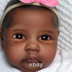 Reborn Baby Dolls Black 20inch African American Realistic Silicone 006-miley
