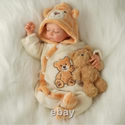 Reborn Baby Dolls Boy, 17 Inch Realistic Doll with Accessories Soft