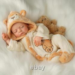 Reborn Baby Dolls Boy, 17 Inch Realistic Doll with Accessories Soft