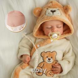 Reborn Baby Dolls Boy, 17 Inch Realistic Doll with Accessories Soft