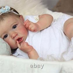 Reborn Baby Dolls Real Saskia Replica, 20 Inch Newborn Girl Doll with Realistic