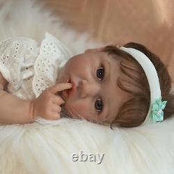 Reborn Baby Dolls Real Saskia Replica, 20 Inch Newborn Girl Doll with Realistic