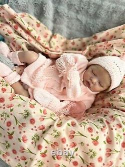 Reborn Baby Dolls Realistic 18 Inch Handmade Bebe Reborn Dolls Sleeping Girl