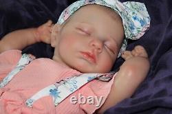 Reborn Baby Dolls Realistic Vinyl Newborn Doll Lifelike Cloth Body 20 6 lbs NEW
