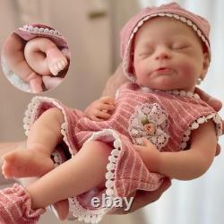 Reborn Baby Dolls Silicone Full Body 13 Inch Waterproof Realistic Newborn Baby