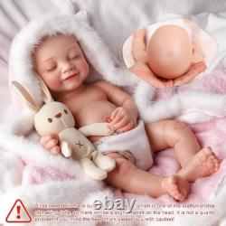 Reborn Baby Dolls Silicone Full Body 16 Inch Waterproof Realistic Newborn Baby