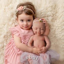 Reborn Baby Dolls Silicone Full Body 16 Inch Waterproof Realistic Newborn Baby