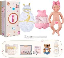 Reborn Baby Dolls Silicone Full Body 16 Inch Waterproof Realistic Newborn Baby