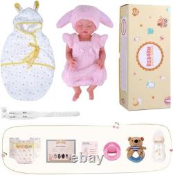 Reborn Baby Dolls Silicone Full Body 16 Inch Waterproof Realistic Newborn Baby