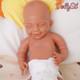 Reborn Baby Dolls Silicone Full Body 17.72 Realistic Newborn Baby Wheaten Color