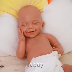 Reborn Baby Dolls Silicone Full Body 17.72 Realistic Newborn Baby Wheaten Color