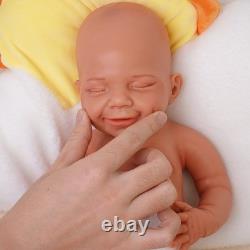 Reborn Baby Dolls Silicone Full Body 17.72 Realistic Newborn Baby Wheaten Color