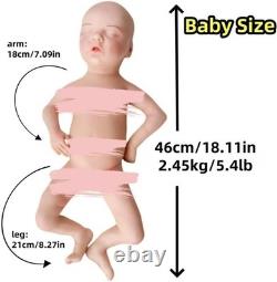 Reborn Baby Dolls Silicone Full Body 18 Inch Waterproof Realistic Newborn Baby