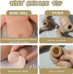Reborn Baby Dolls Silicone Full Body 19.88in Waterproof Realistic Newborn Baby