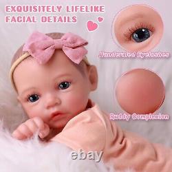Reborn Baby Dolls Silicone Full Body 20 Inch Waterproof Realistic Newborn Baby