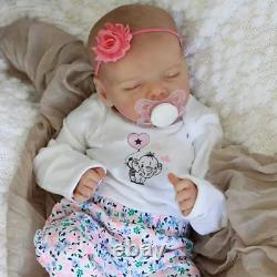 Reborn Baby Dolls Silicone Full Body Lifelike Baby Realastic 17 Inch Girl Soft