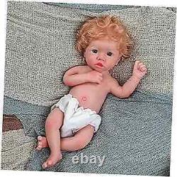 Reborn Baby Dolls Silicone Full Body Saskia, 12 inch Eye Open Reborn Baby