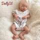 Reborn Baby Dolls Silicone Full Body Waterproof Realistic Newborn Baby 18.11 in