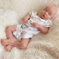 Reborn Baby Dolls Silicone Full Body Waterproof Realistic Newborn Baby 18.11 in