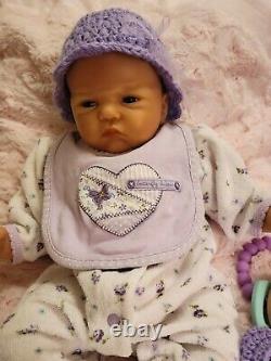 Reborn Baby Dolls pre owned By Doll Artist Sandy Faber 18 inch Gender Neutral