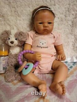 Reborn Baby Dolls pre owned By Doll Artist Sandy Faber 18 inch Gender Neutral