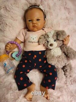 Reborn Baby Dolls pre owned By Doll Artist Sandy Faber 18 inch Gender Neutral