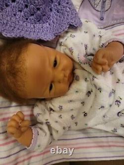 Reborn Baby Dolls pre owned By Doll Artist Sandy Faber 18 inch Gender Neutral