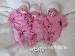 Reborn Baby GIRL dolls, Beautiful Sleeping Baby Dolls. #RebornBabyDollART UK