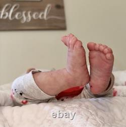 Reborn Baby Gideon LE- No. 7/800 by Dawn McLeod. Reborn Artist Mary A Sherman