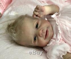 Reborn Baby Girl Bianca Silicone Sculpt by Romie Strydom! #11/11 So Sweet