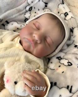 Reborn Baby Girl Doll 19 Soft Floppy Body Lifelike Newborn 5 lbs Hand Painted