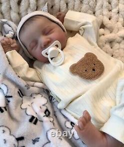 Reborn Baby Girl Doll 19 Soft Floppy Body Lifelike Newborn 5 lbs Hand Painted