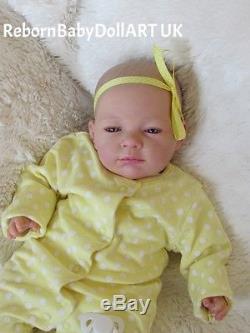 Reborn Baby Girl Doll Beautiful Awake Baby Doll. #RebornBabyDollART UK