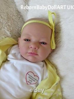 Reborn Baby Girl Doll Beautiful Awake Baby Doll. #RebornBabyDollART UK