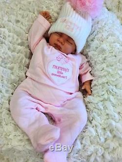 Reborn Baby Girl Doll Heavy Floppy Feels Like Real Baby Mummys Girl S