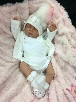 Reborn Baby Girl First Reborn Spanish Outfit With Bling Pom Pom Hat 0128s
