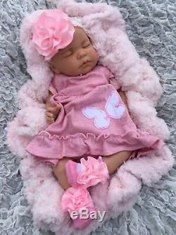 Reborn Baby Girl Heavy Baby Girl Stunning Baby Spanish Style Dress P M