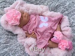 Reborn Baby Girl Heavy Baby Girl Stunning Baby Spanish Style Dress P M