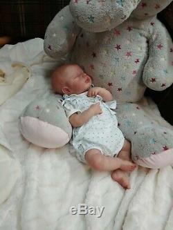 Reborn Baby Girl Lou Lou by Joanna Kazmierczak Limited Edition Newborn Doll