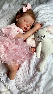 Reborn Baby Girl Martha. Weighted, Comes With Accessories