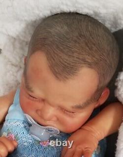 Reborn Baby Girl Maui by Jorja Piggott 18 in newborn dark skin